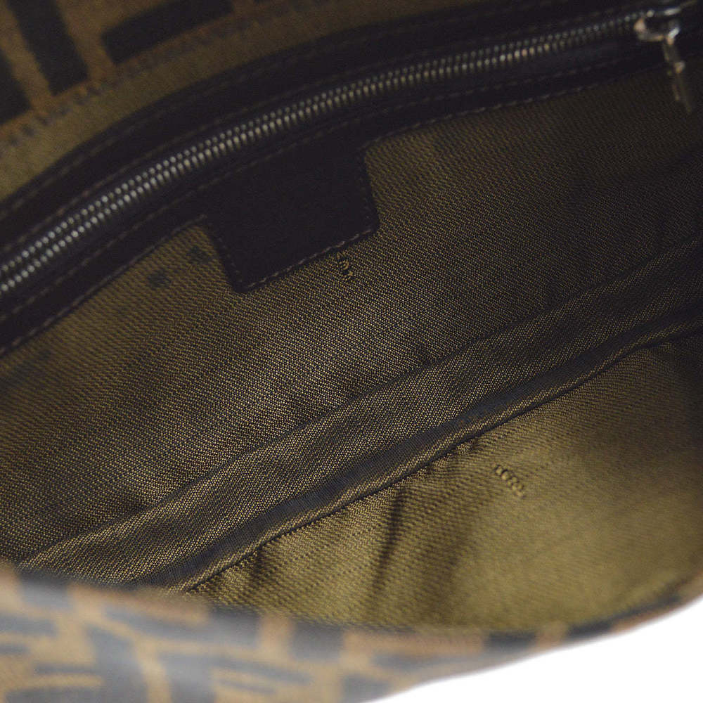FENDI Brown Zucca Baguette Handbag 112824 - Picture 7 of 10